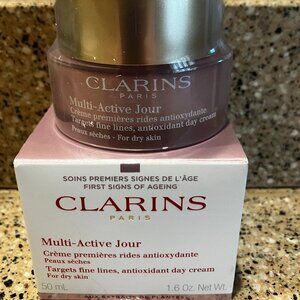 Clarins Multi Active Jour Day Cream! Dry Skin! NIB!